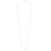 Colar Feminino Comprido com Zircônias