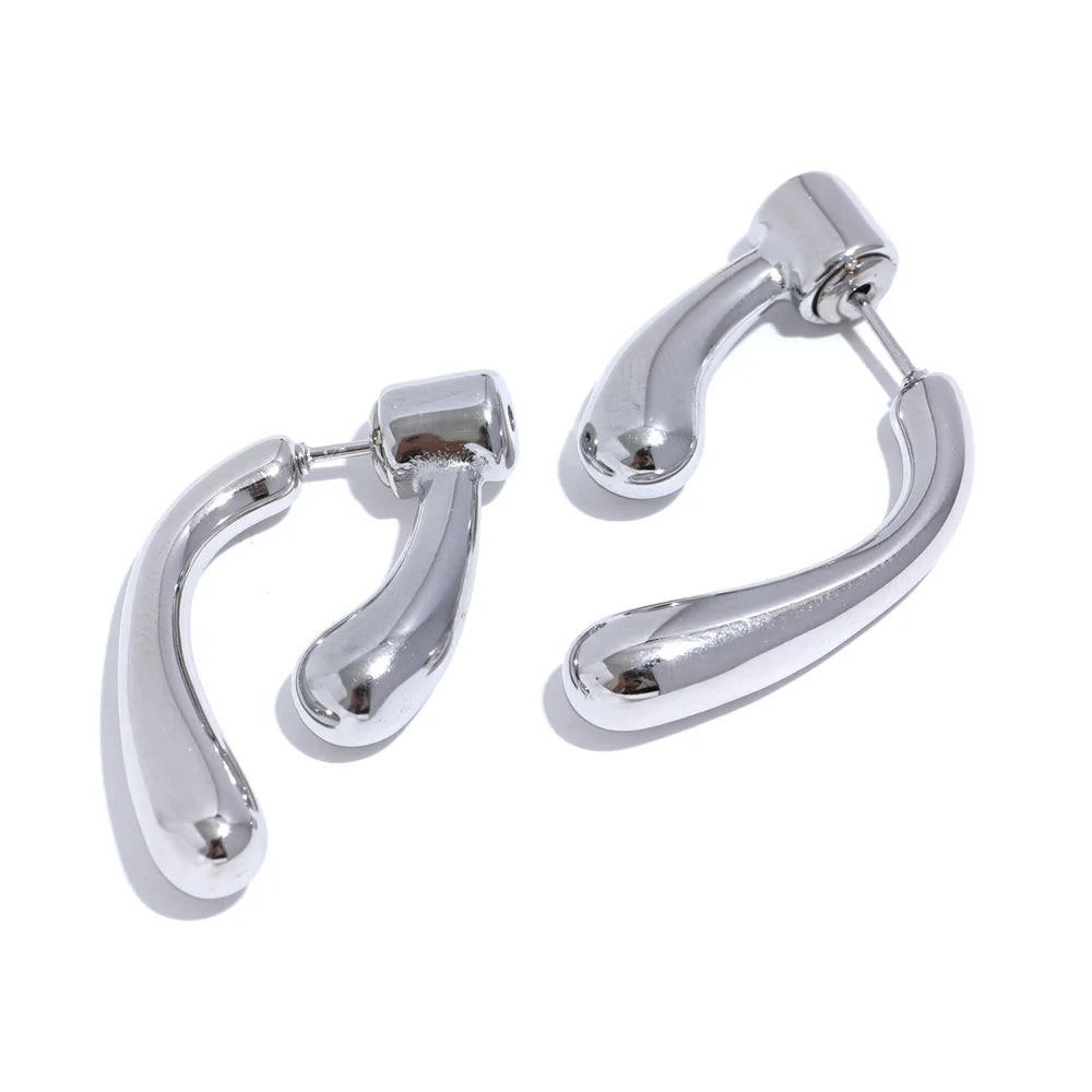 Brinco Feminino Clássico Gotas D Agua