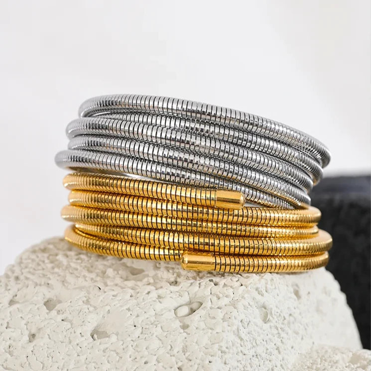 Stainless Steel Twist Bracelet
