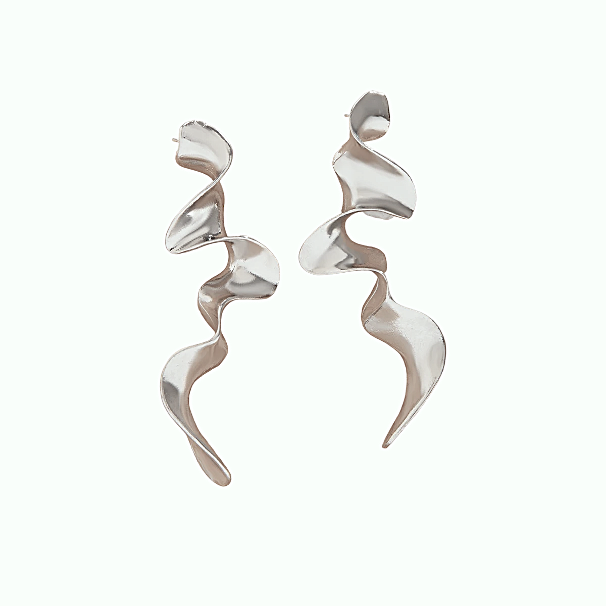 Long Wave Earring