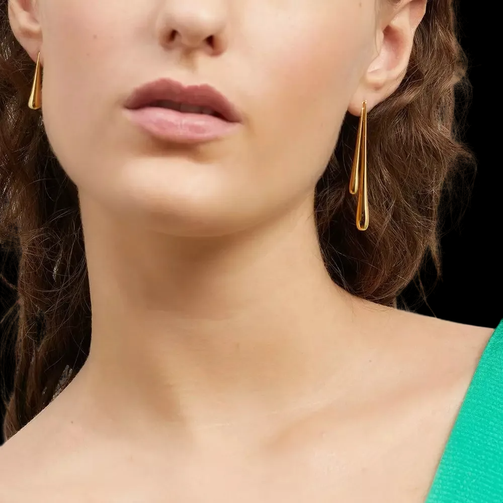 Long Drop and Short Drop Earring
