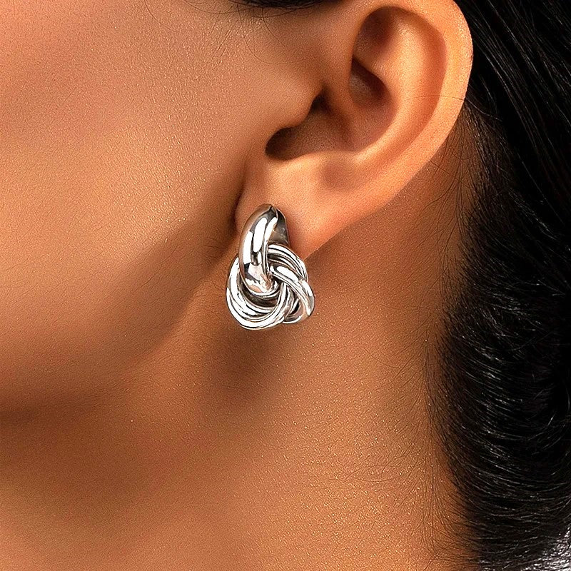 Ring Knot Earring