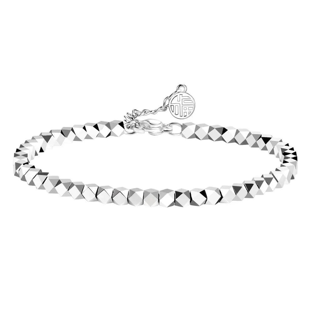 Geometric Spheres Bracelet (925 Sterling Silver)