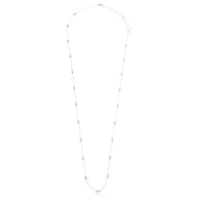 Colar Feminino Comprido com Zircônias