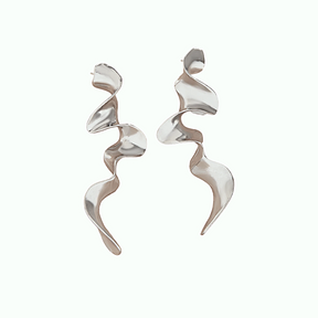 Long Wave Earring 