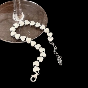 Various Hearts Bracelet (925 sterling silver)