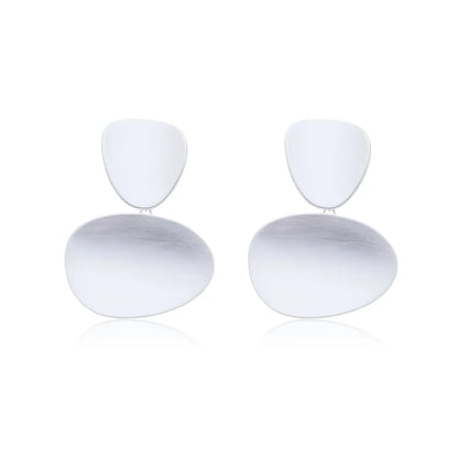 Brinco Feminino Curve Plate Fosco